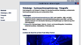 What Robles-design.de website looked like in 2019 (4 years ago)
