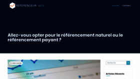What Referenceur-web.com website looked like in 2019 (6 years ago)