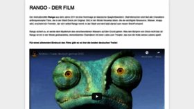 What Rango-film.de website looked like in 2019 (4 years ago)
