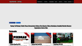 What Running4peru.com website looked like in 2019 (4 years ago)