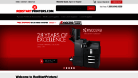 What Redstartprinters.com website looked like in 2019 (4 years ago)