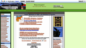 What Reichsamt.info website looked like in 2019 (4 years ago)