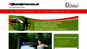 What Rijbewijssucces.nl website looked like in 2019 (4 years ago)