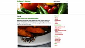 What Robertaskitchen.com website looked like in 2019 (4 years ago)