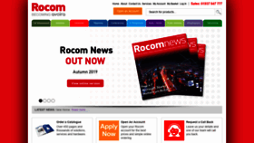 What Rocom.co.uk website looked like in 2019 (4 years ago)