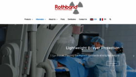What Rothband.com website looked like in 2019 (4 years ago)