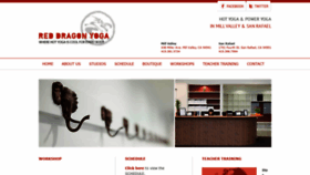 What Reddragonyoga.com website looked like in 2019 (4 years ago)