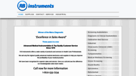 What R-binstruments.com website looked like in 2019 (4 years ago)