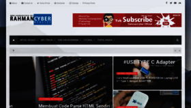 What Rahmancyber.net website looked like in 2019 (5 years ago)