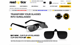 What Readoptics.com website looked like in 2019 (4 years ago)