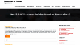 What Rennrodeln-dresden.de website looked like in 2019 (4 years ago)