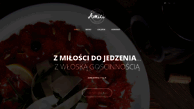 What Restauracjaamici.pl website looked like in 2019 (4 years ago)