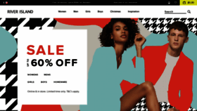What Riverisland.co.uk website looked like in 2019 (4 years ago)