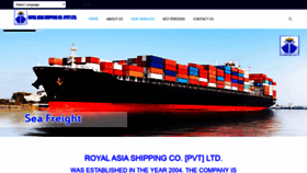 What Royalasiashipping.com website looked like in 2019 (4 years ago)
