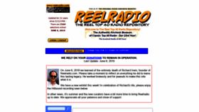 What Reelradio.com website looked like in 2019 (4 years ago)