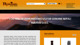 What Rudrakshanepal.com website looked like in 2019 (4 years ago)