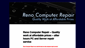 What Renocomputerrepair.com website looked like in 2019 (4 years ago)