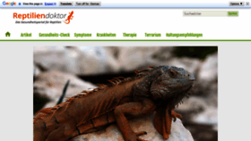 What Reptiliendoktor.com website looked like in 2019 (4 years ago)