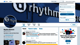 What Rhythmdivision.co.uk website looked like in 2019 (4 years ago)