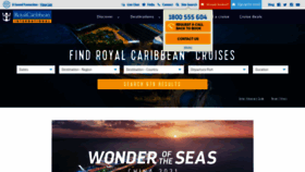 What Royalcaribbean.ie website looked like in 2019 (4 years ago)