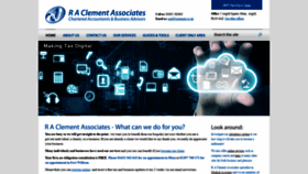What Raclement.co.uk website looked like in 2019 (4 years ago)