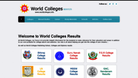 What Results.worldcolleges.info website looked like in 2019 (4 years ago)