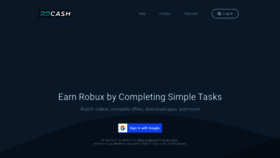 What Rbxcash.com website looked like in 2019 (4 years ago)