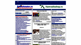 What Radioamator.ro website looked like in 2019 (4 years ago)