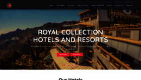 What Royalcollectionhotels.com website looked like in 2019 (4 years ago)