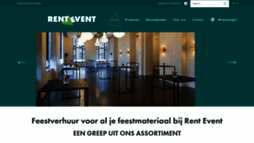 What Rentevent.be website looked like in 2019 (4 years ago)