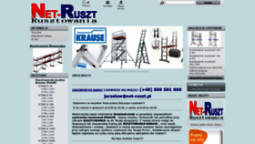 What Rusztowania-alu.pl website looked like in 2019 (4 years ago)