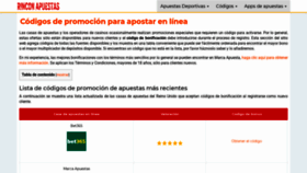 What Rinconapuestas.com website looked like in 2019 (4 years ago)