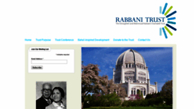 What Rabbanitrust.org website looked like in 2019 (4 years ago)