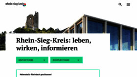 What Rhein-sieg-kreis.de website looked like in 2019 (4 years ago)