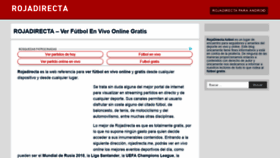 What Rojadirecta.futbol website looked like in 2019 (4 years ago)