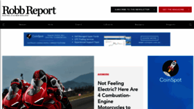 What Robbreport.com.au website looked like in 2019 (4 years ago)