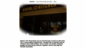 What Royalkitchenhawaii.com website looked like in 2019 (4 years ago)