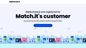 What Replicarolex.it website looked like in 2019 (4 years ago)