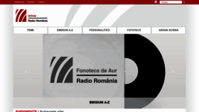 What Radio-arhive.ro website looked like in 2019 (4 years ago)