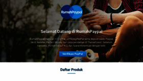 What Rumahpaypal.com website looked like in 2019 (4 years ago)