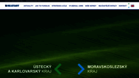 What Restartregionu.cz website looked like in 2019 (4 years ago)