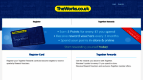What Rewards.theworks.co.uk website looked like in 2019 (4 years ago)