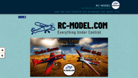 What Rc-model.com website looked like in 2019 (4 years ago)