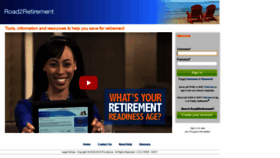What Road2retirement.org website looked like in 2019 (4 years ago)