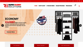 What Rapidcloset.com website looked like in 2019 (4 years ago)
