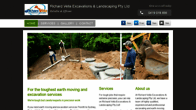 What Richardvellaexcavations.com.au website looked like in 2019 (4 years ago)