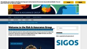 What Riskandassurancegroup.org website looked like in 2019 (4 years ago)