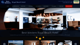 What Royalbeachhotel.co.uk website looked like in 2019 (4 years ago)