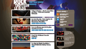What Rocktrotteur.com website looked like in 2019 (4 years ago)