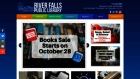 What Riverfallspubliclibrary.org website looked like in 2019 (4 years ago)